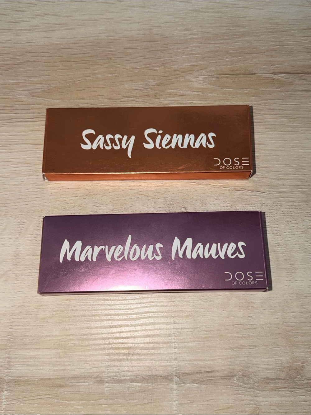 DOSE OF COLORS Sassy Siennas & Marvelous Mauves Eyeshadow Palettes